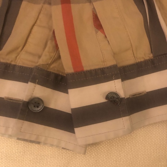 Burberry London plaid print long sleeve top - xs - Picture 4 of 5